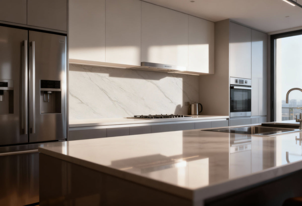 Küchenrückwand Marmoroptik