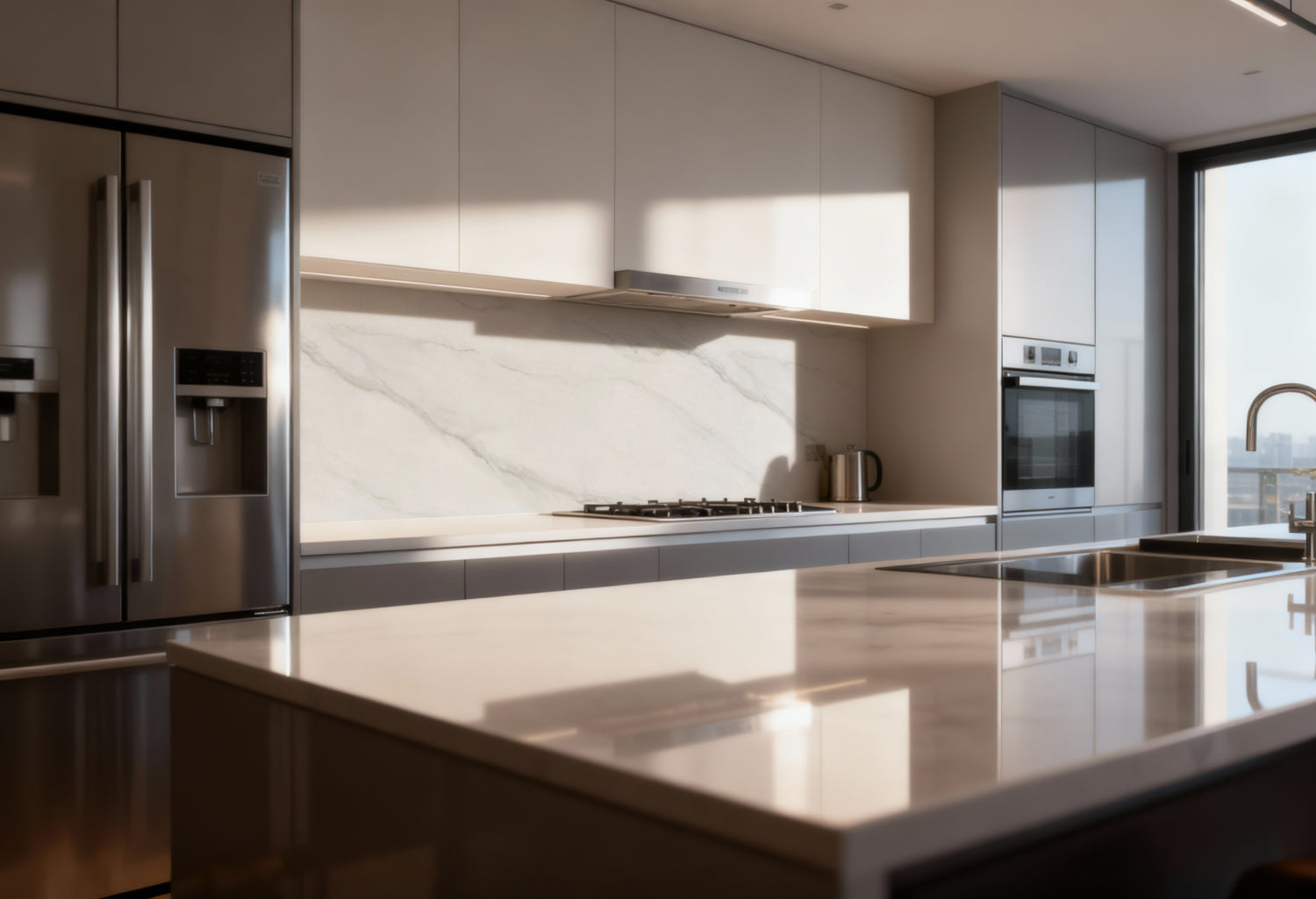 Küchenrückwand Marmoroptik
