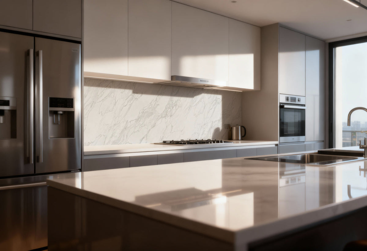 Küchenrückwand Marmoroptik