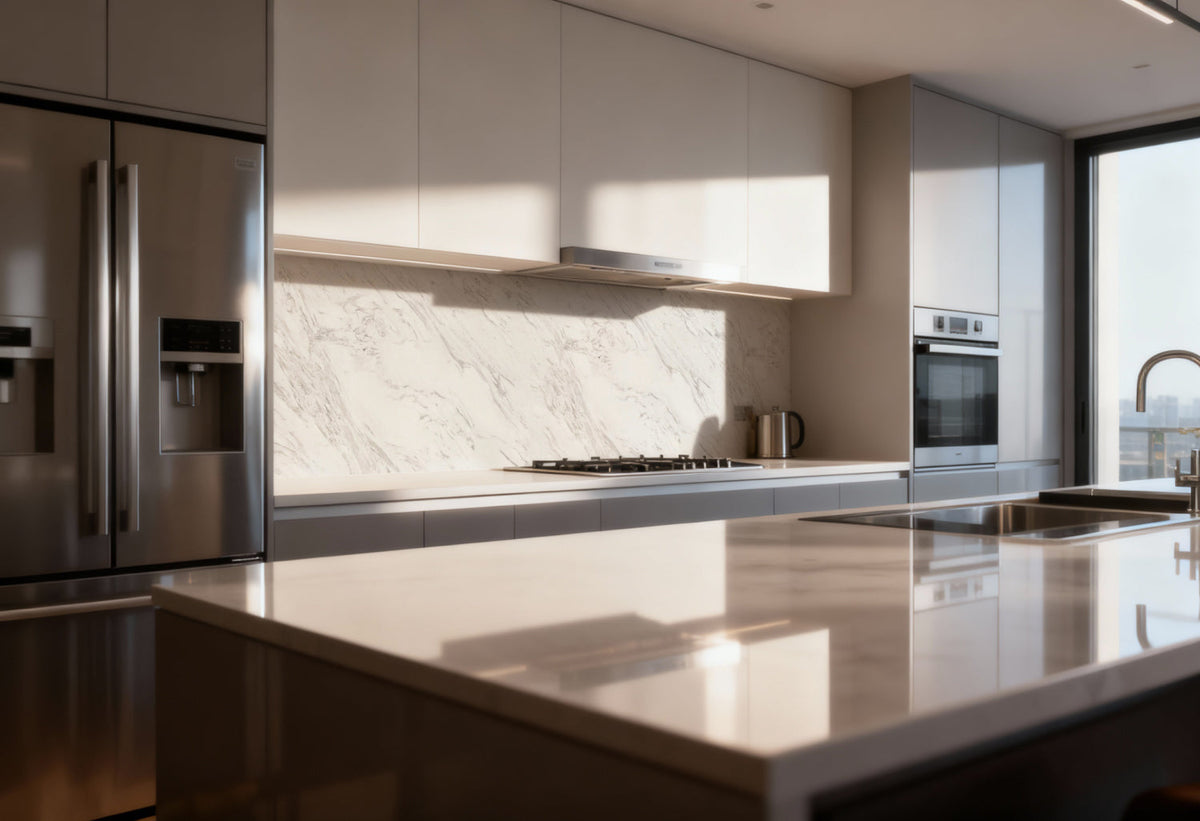 Küchenrückwand Marmoroptik