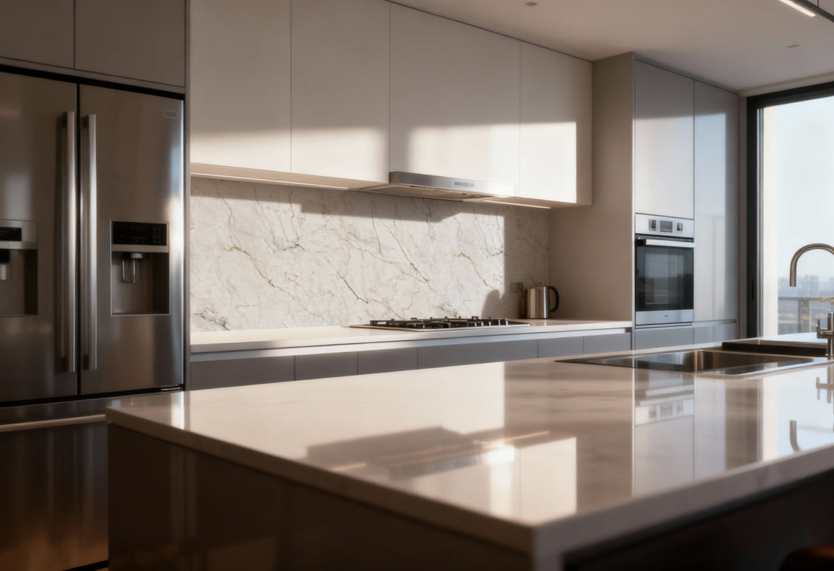 Küchenrückwand Marmoroptik