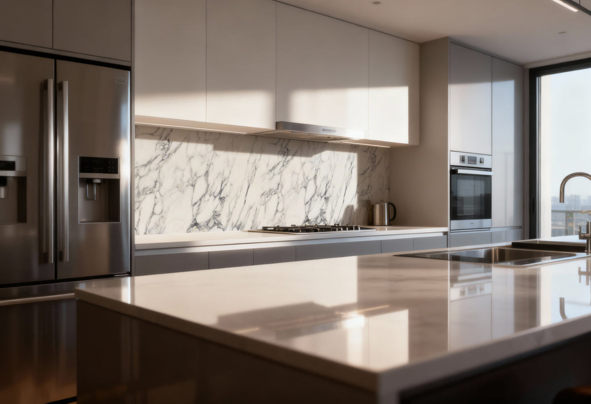 Küchenrückwand Marmoroptik