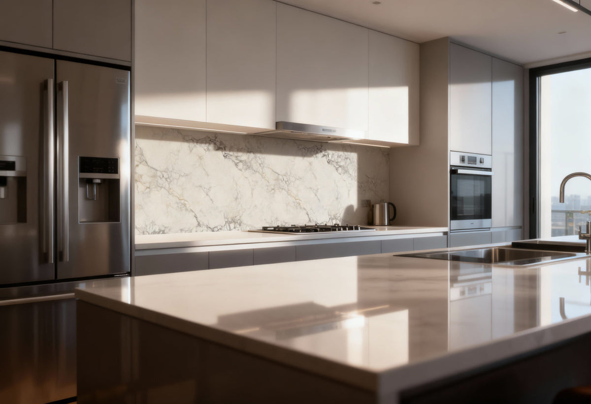 Küchenrückwand Marmoroptik