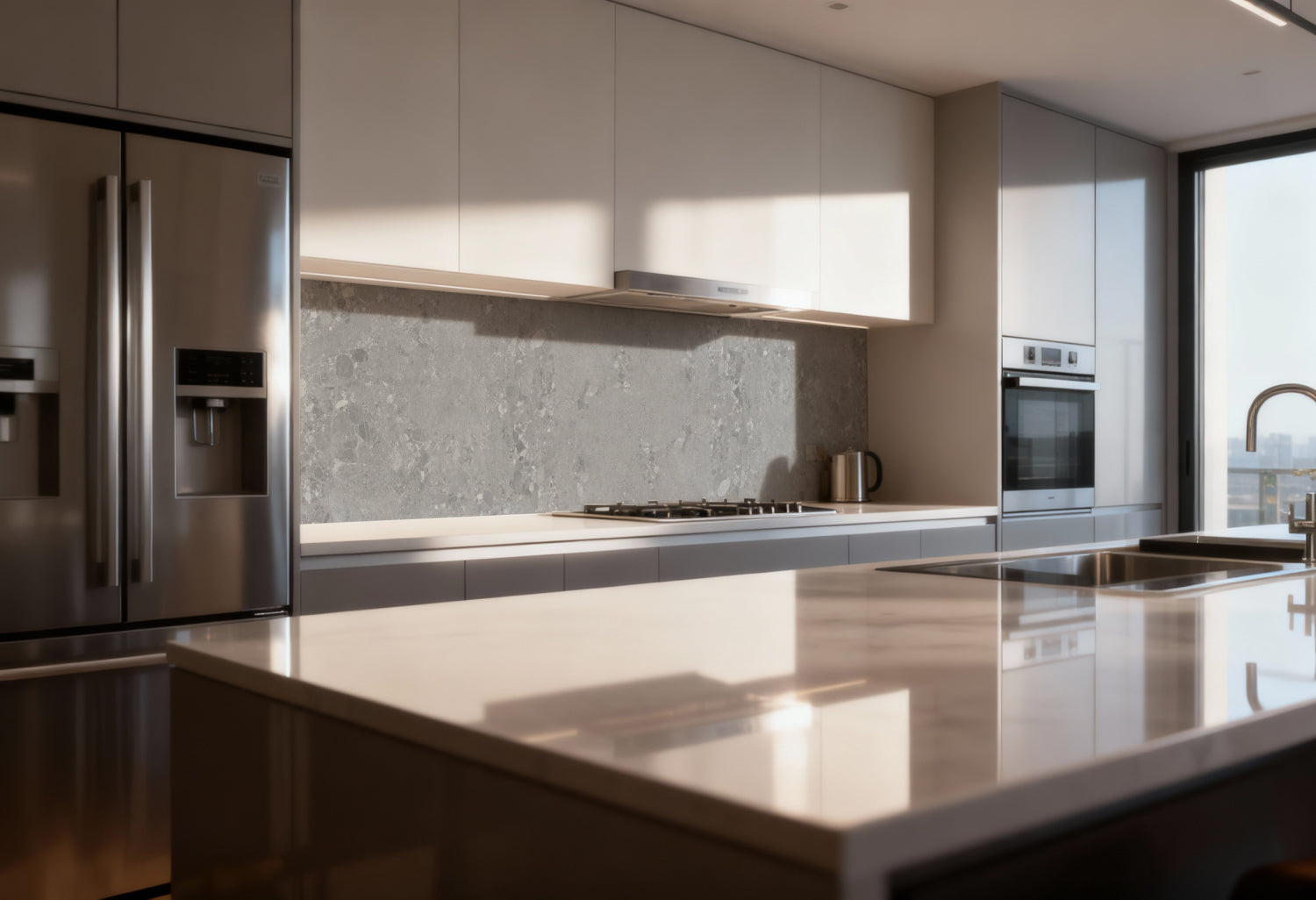 Küchenrückwand Marmoroptik