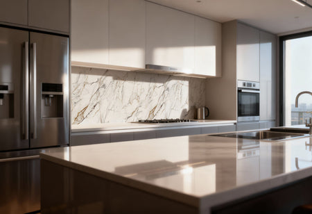 Küchenrückwand Marmoroptik