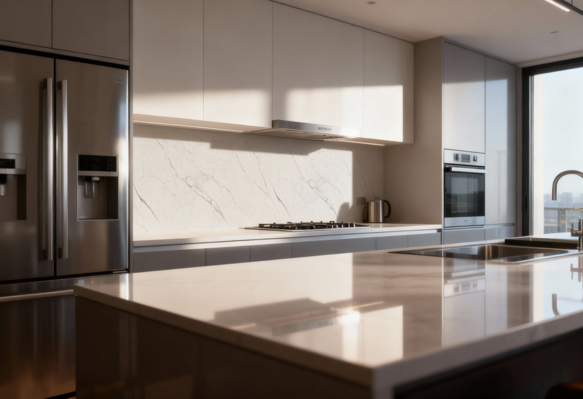 Küchenrückwand Marmoroptik