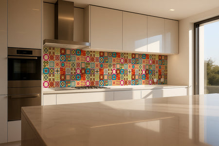 Küchenrückwand Patchwork