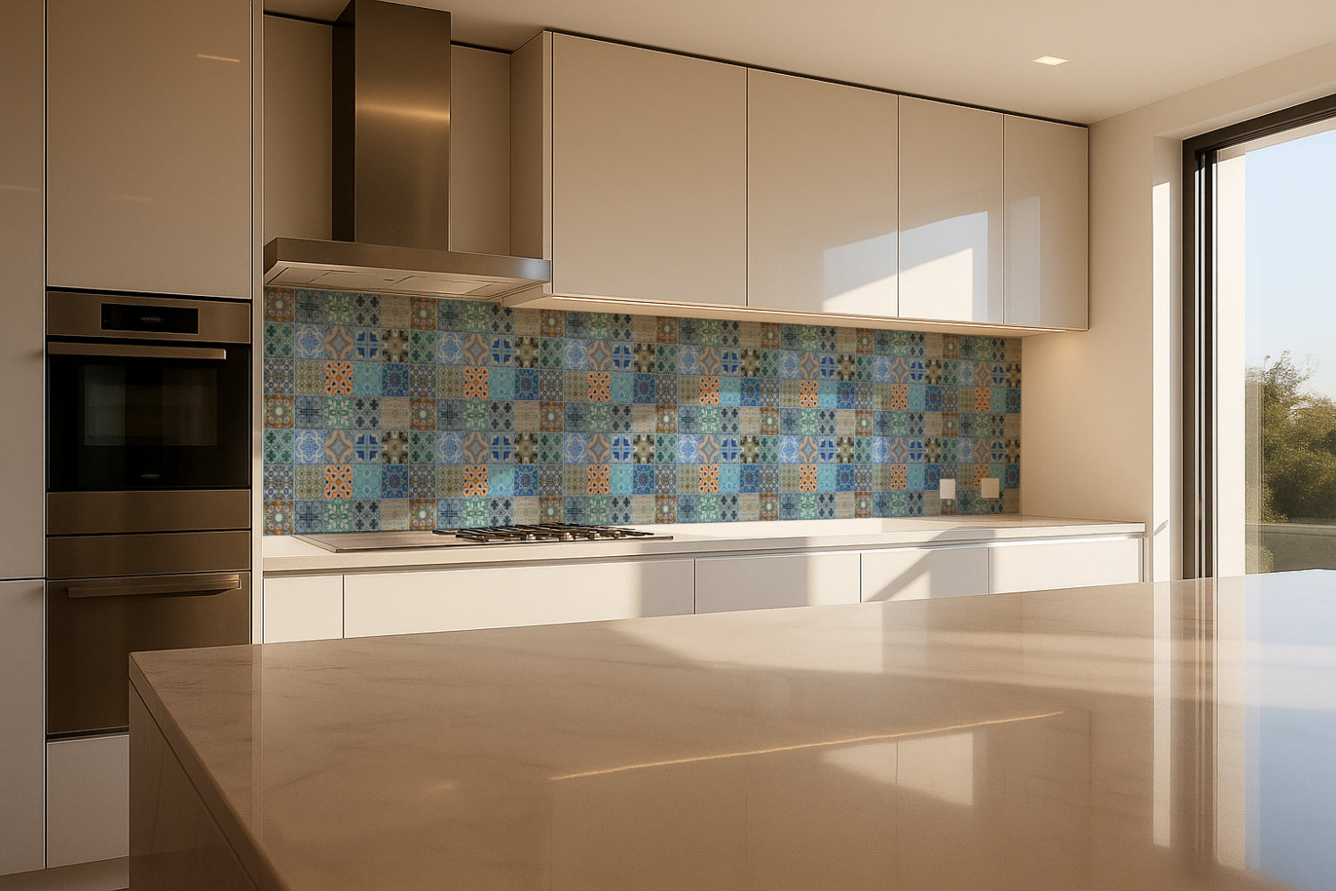 Küchenrückwand Patchwork