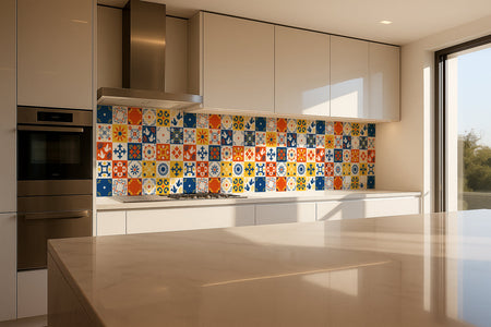 Küchenrückwand Patchwork