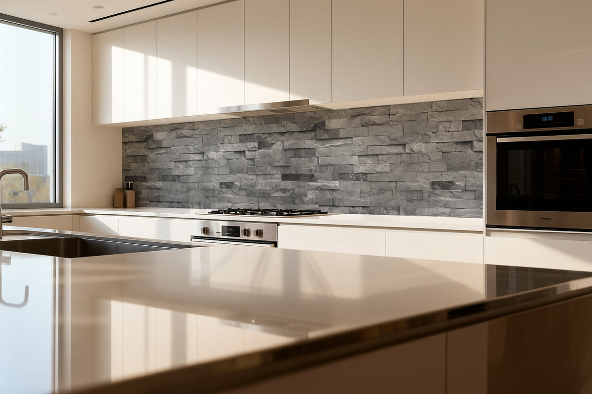 Küchenrückwand Steinoptik