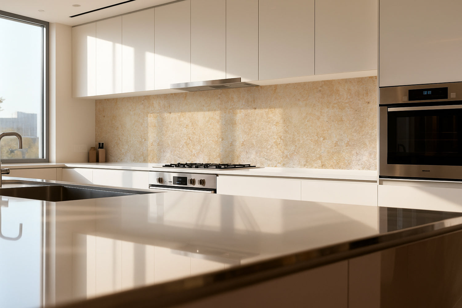 Küchenrückwand Steinoptik