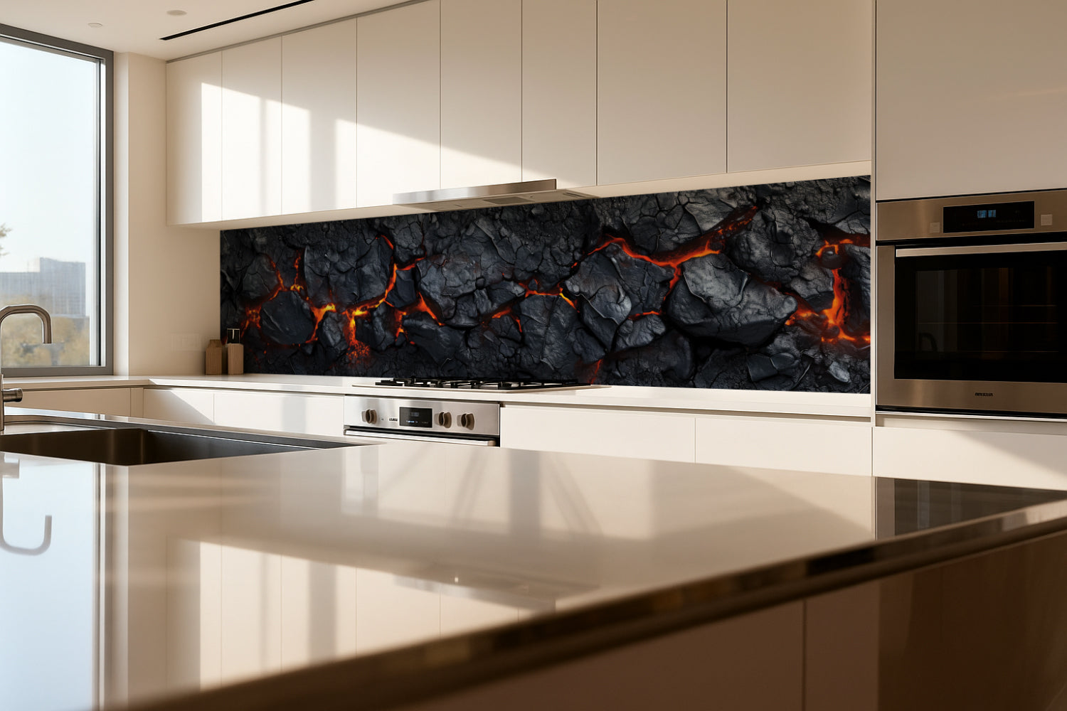 Küchenrückwand Steinoptik