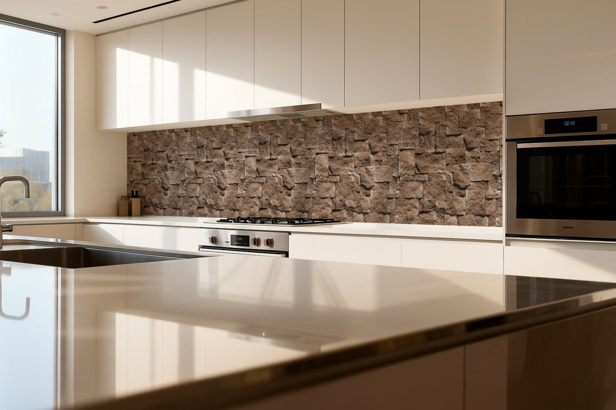 Küchenrückwand Steinoptik