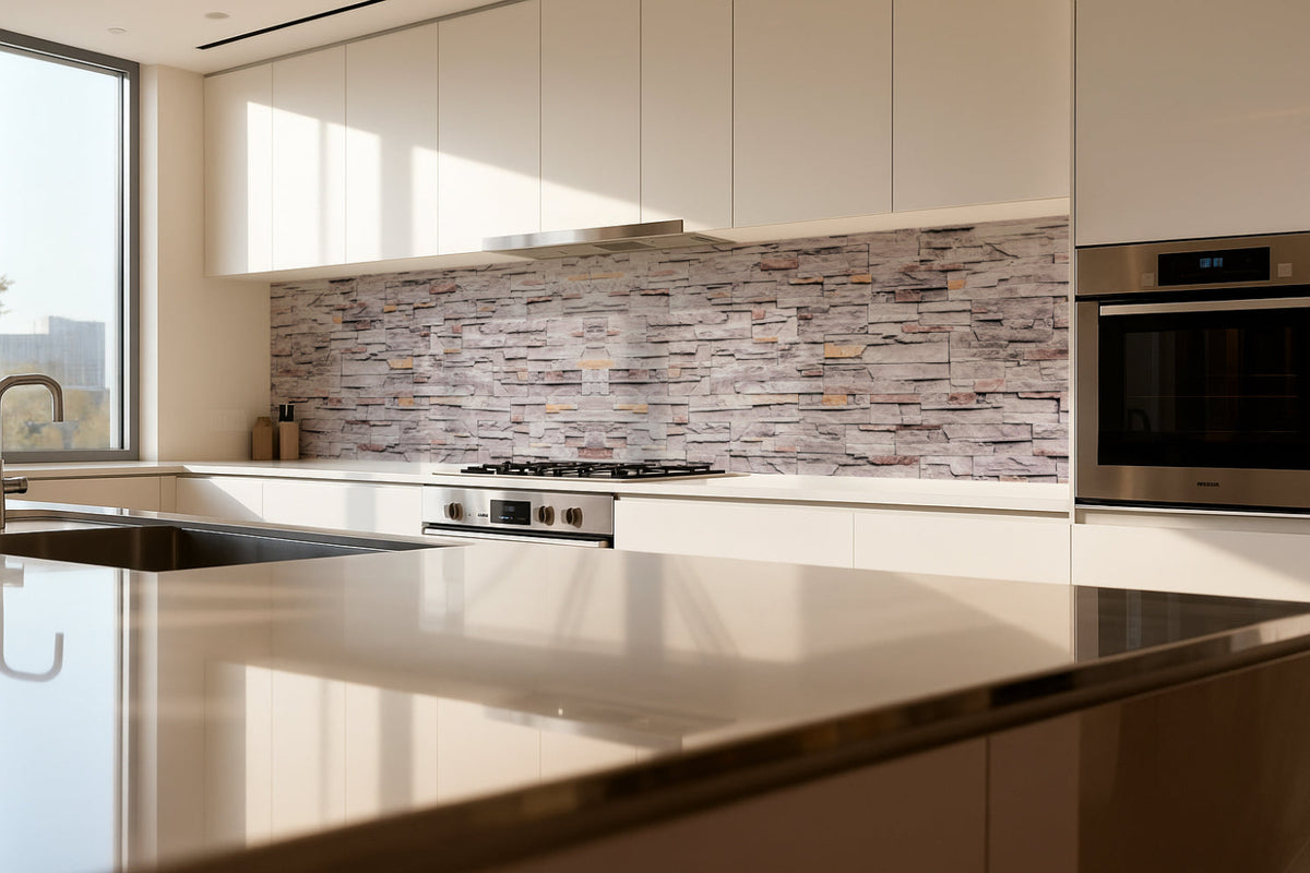 Küchenrückwand Steinoptik