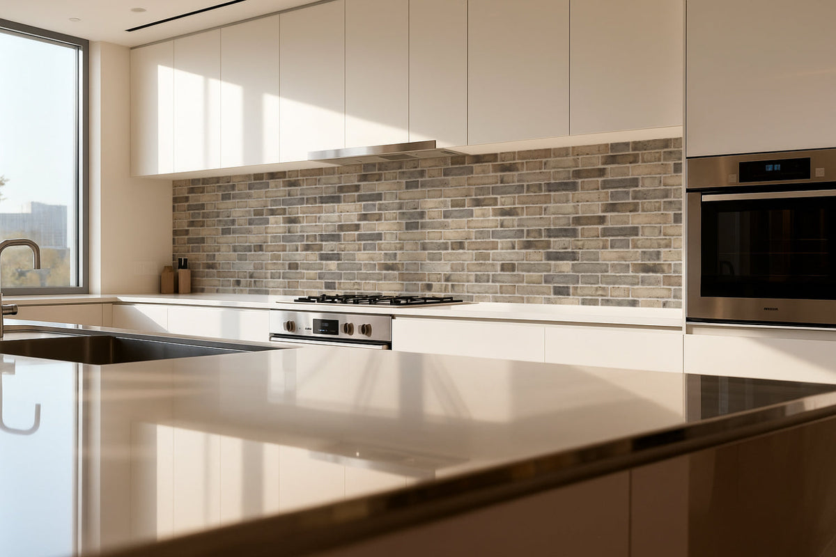 Küchenrückwand Steinoptik