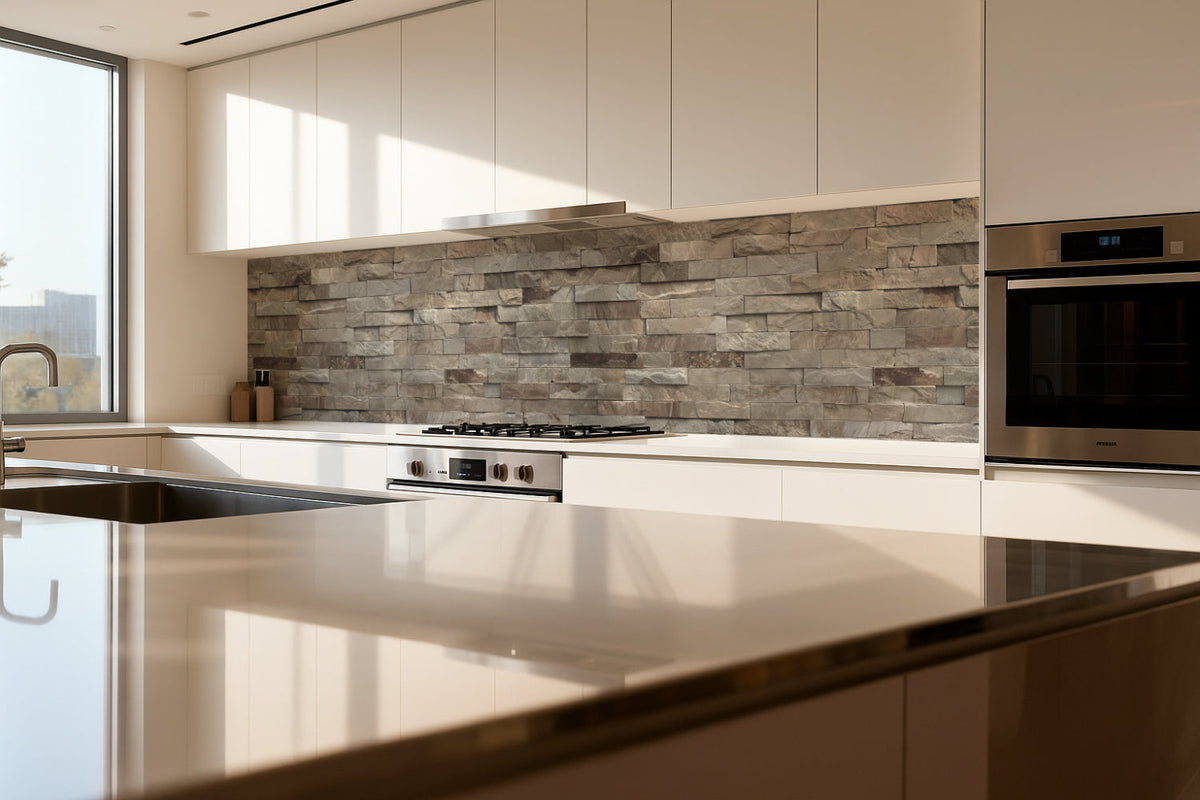 Küchenrückwand Steinoptik