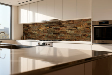 Küchenrückwand Steinoptik