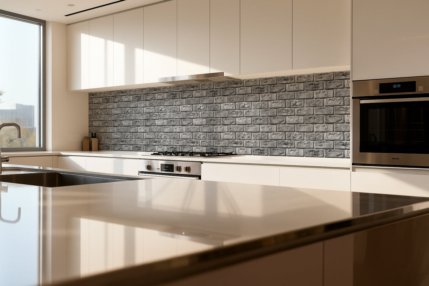 Küchenrückwand Steinoptik