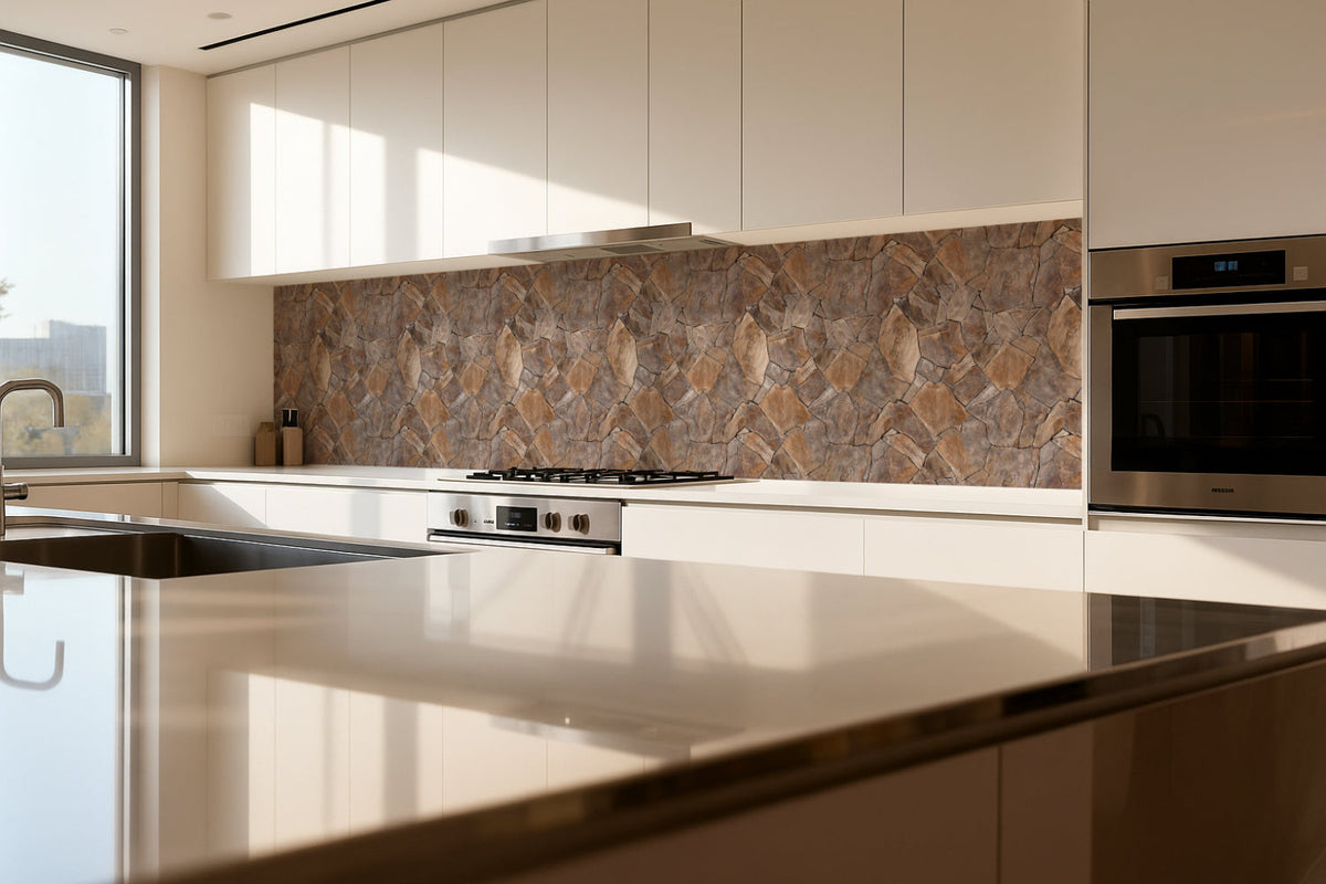 Küchenrückwand Steinoptik