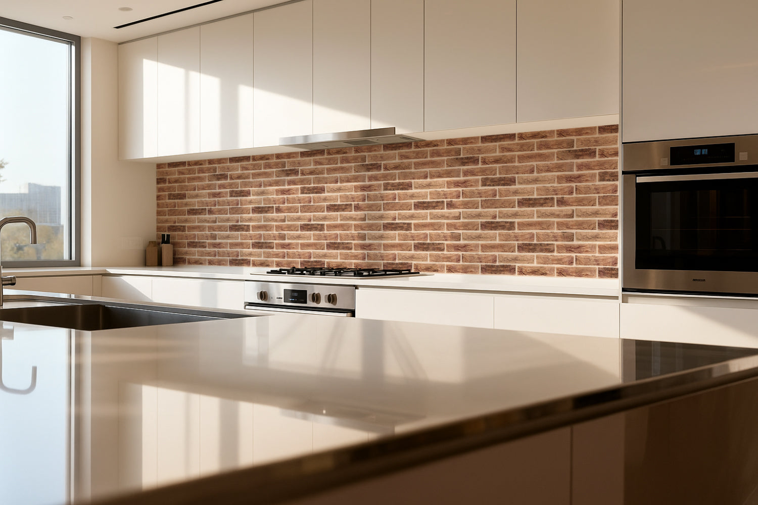 Küchenrückwand Steinoptik