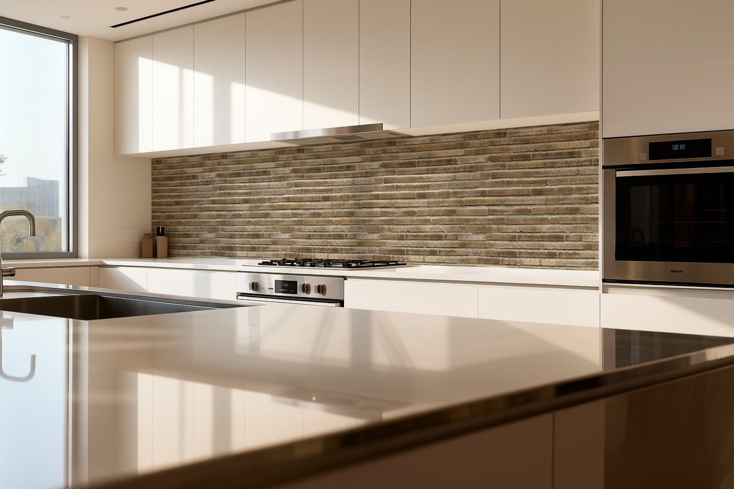 Küchenrückwand Steinoptik