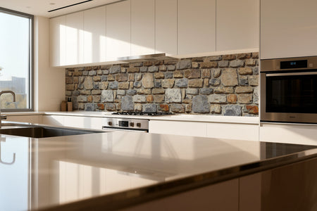 Küchenrückwand Steinoptik