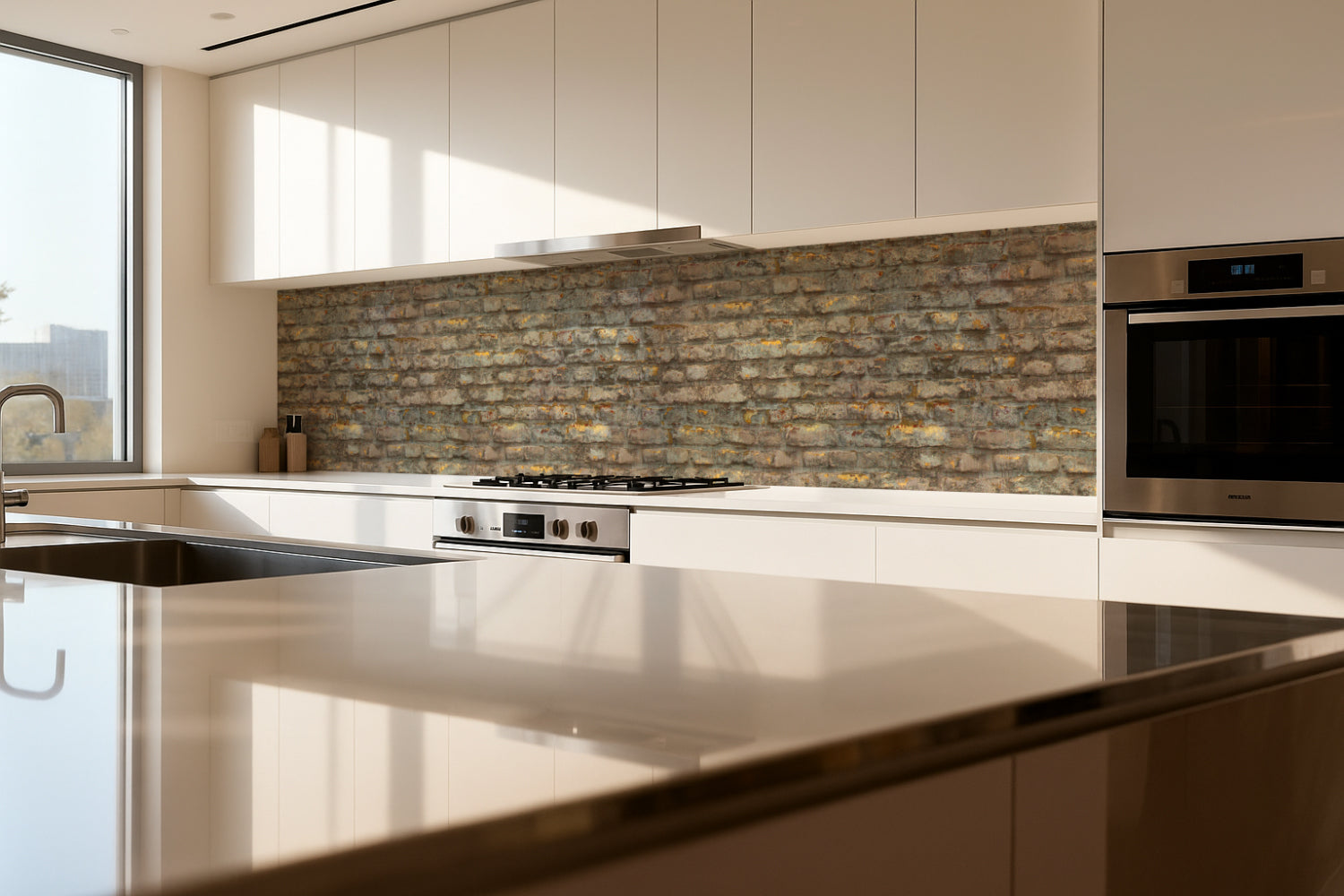 Küchenrückwand Steinoptik