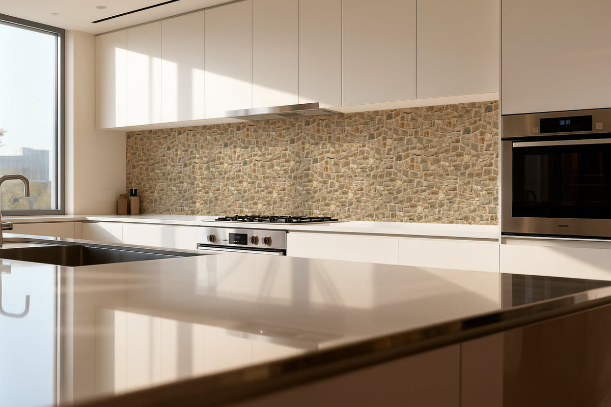 Küchenrückwand Steinoptik