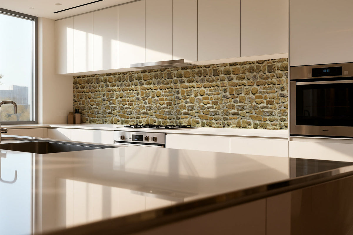 Küchenrückwand Steinoptik