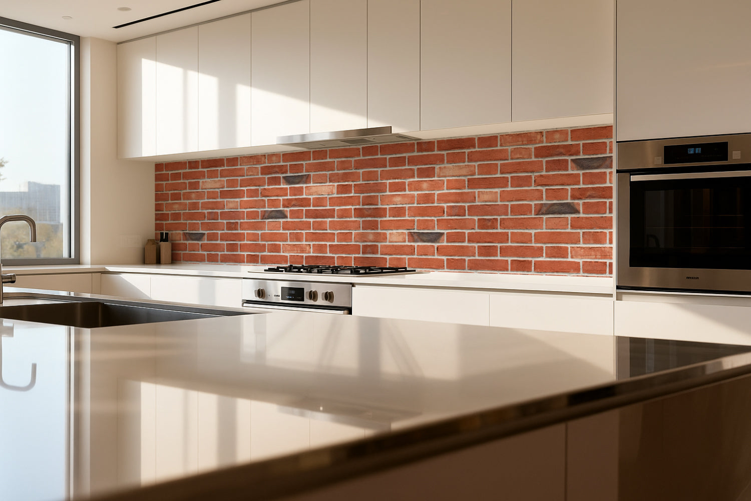 Küchenrückwand Steinoptik