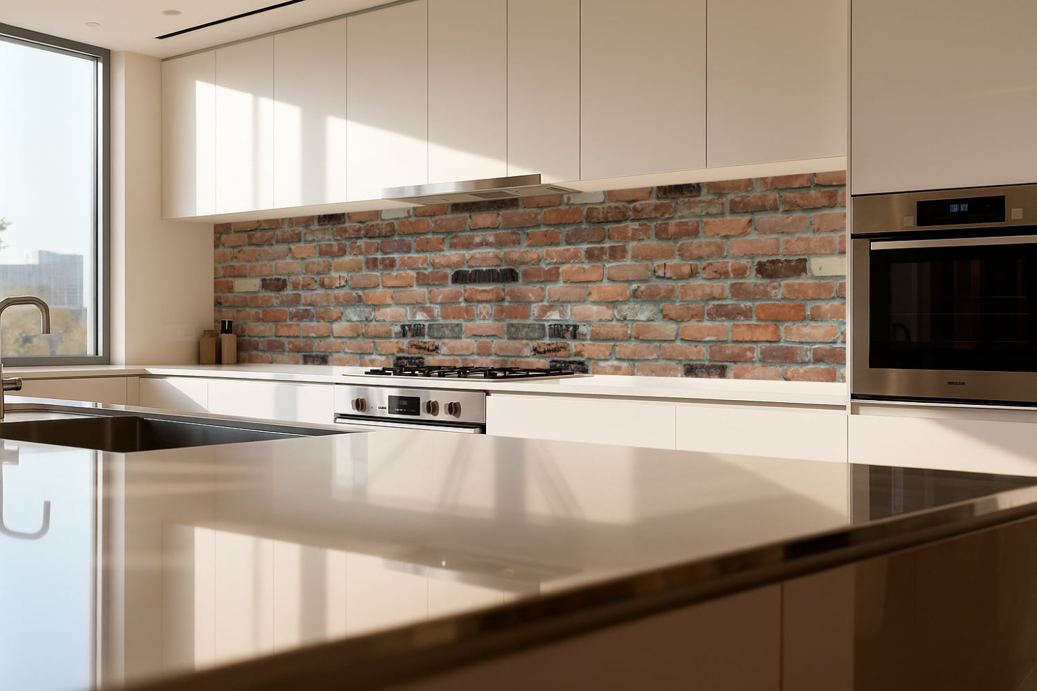 Küchenrückwand Steinoptik