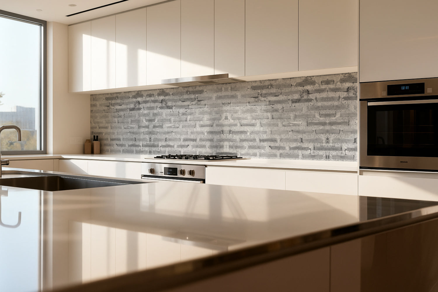 Küchenrückwand Steinoptik