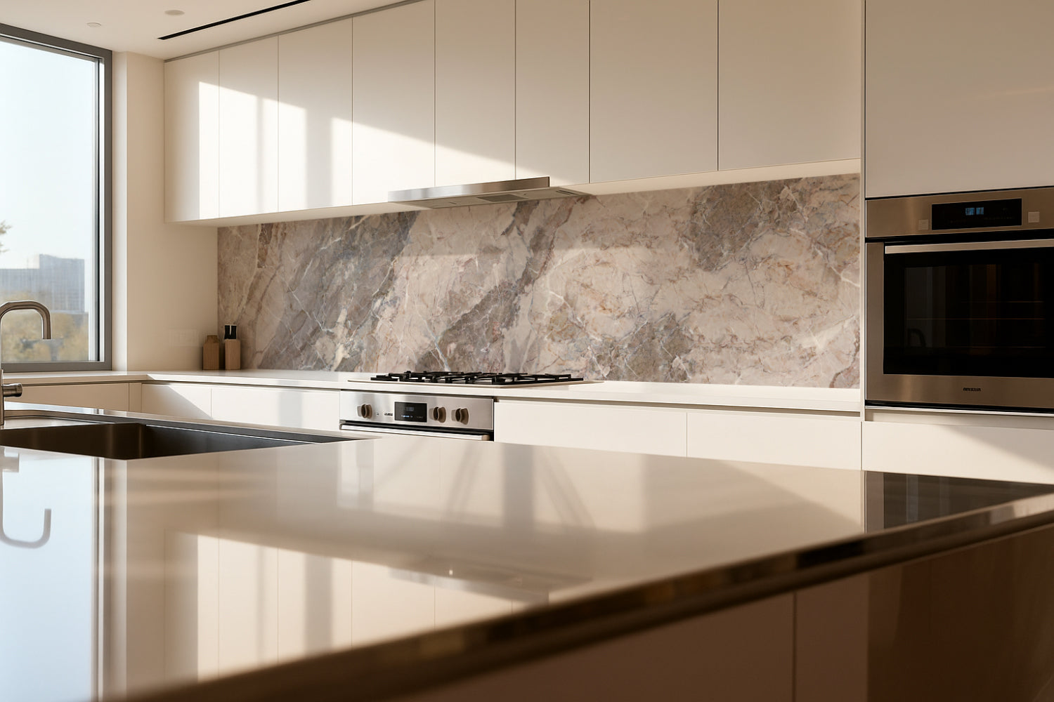 Küchenrückwand Steinoptik