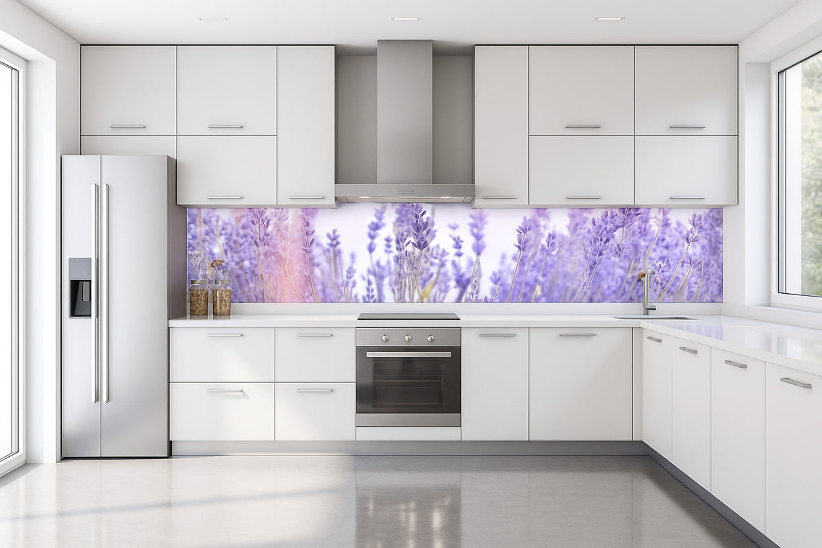 Küchenrückwand Lavendel