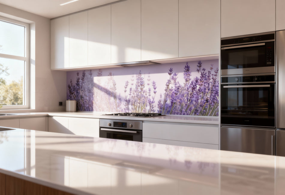 Küchenrückwand Lavendel