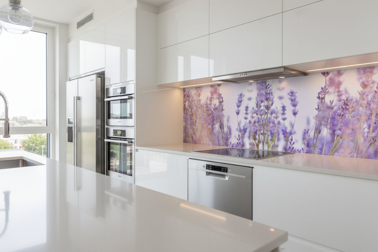 Küchenrückwand Lavendel