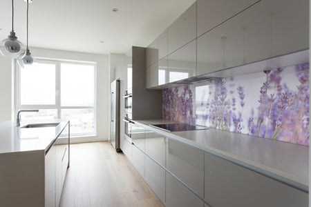 Küchenrückwand Lavendel