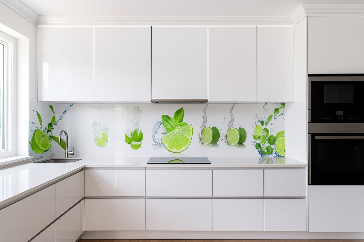 Küchenrückwand Limetten