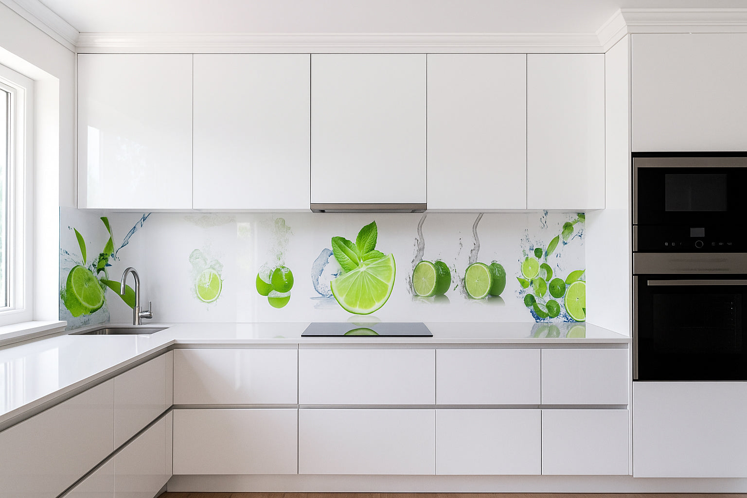 Küchenrückwand Limetten