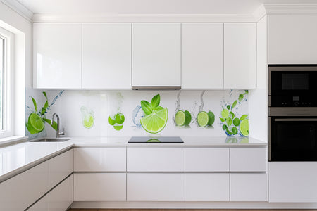 Küchenrückwand Limetten