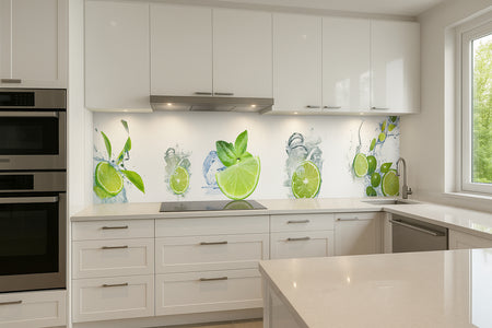 Küchenrückwand Limetten