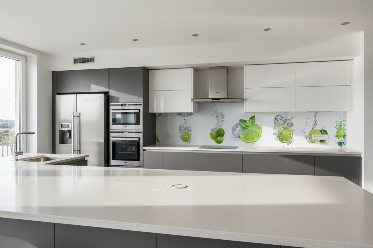 Küchenrückwand Limetten