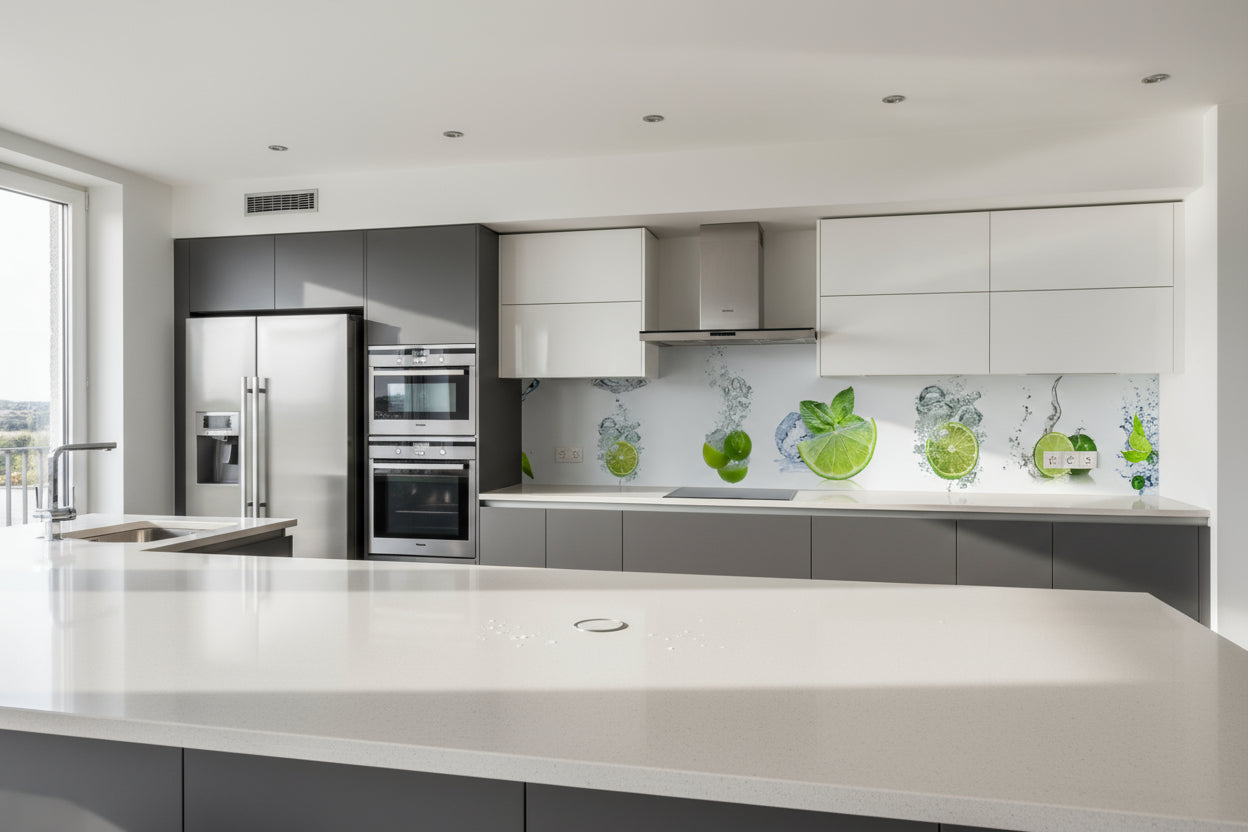 Küchenrückwand Limetten