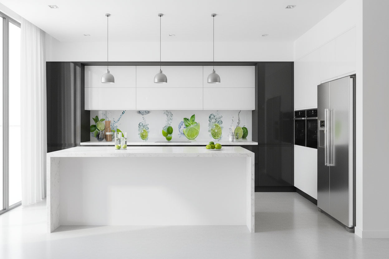 Küchenrückwand Limetten