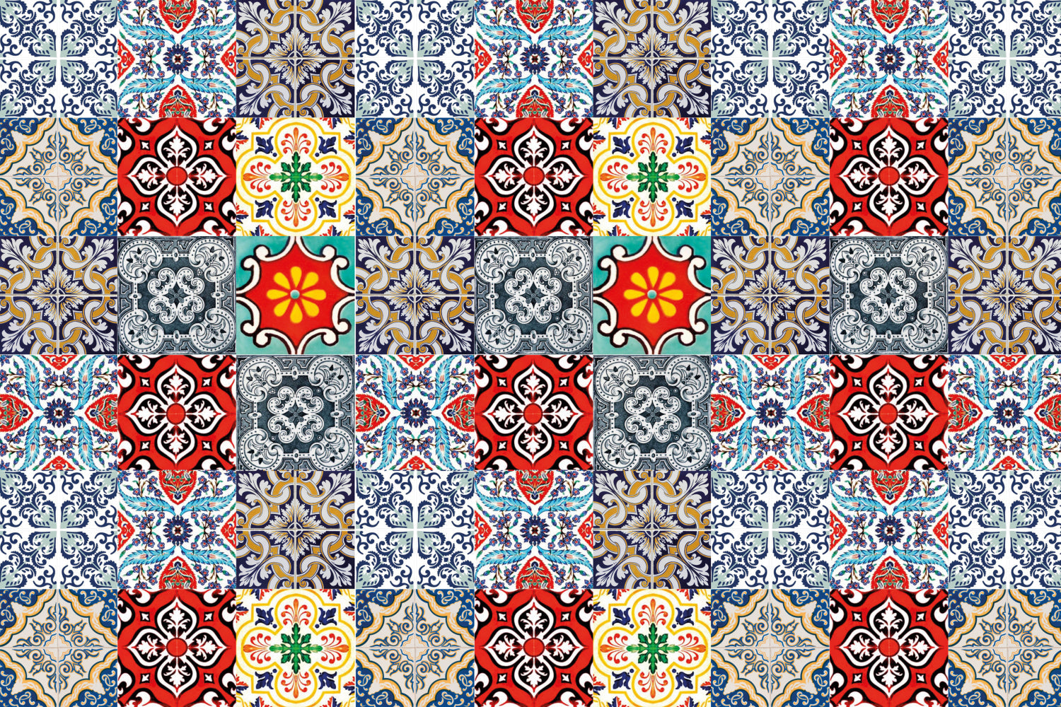 Küchenrückwand Patchwork