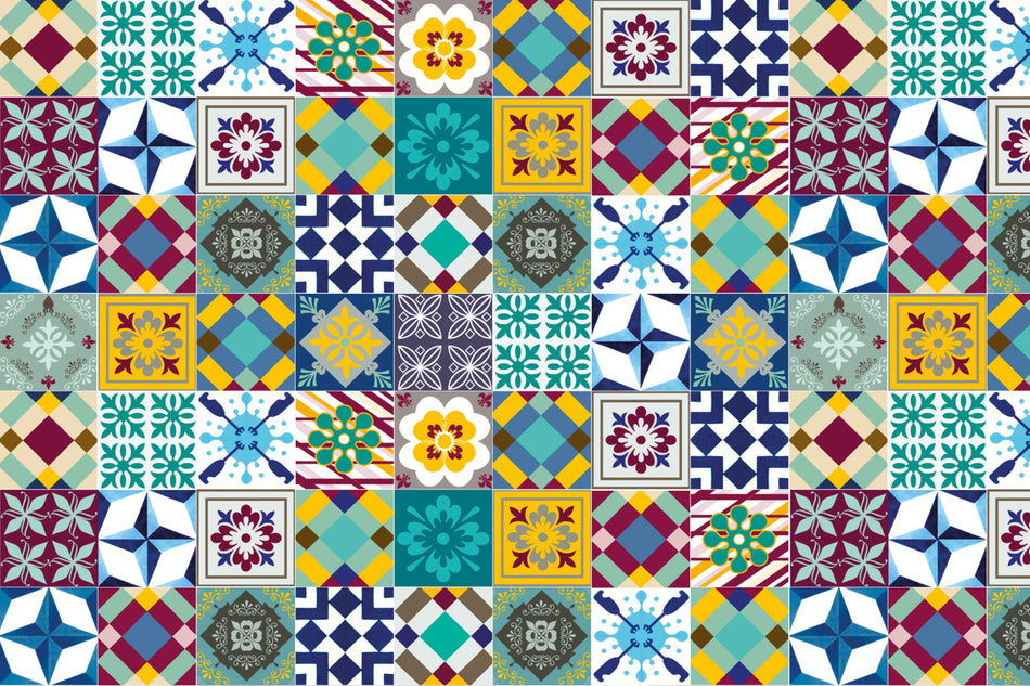 Küchenrückwand Patchwork