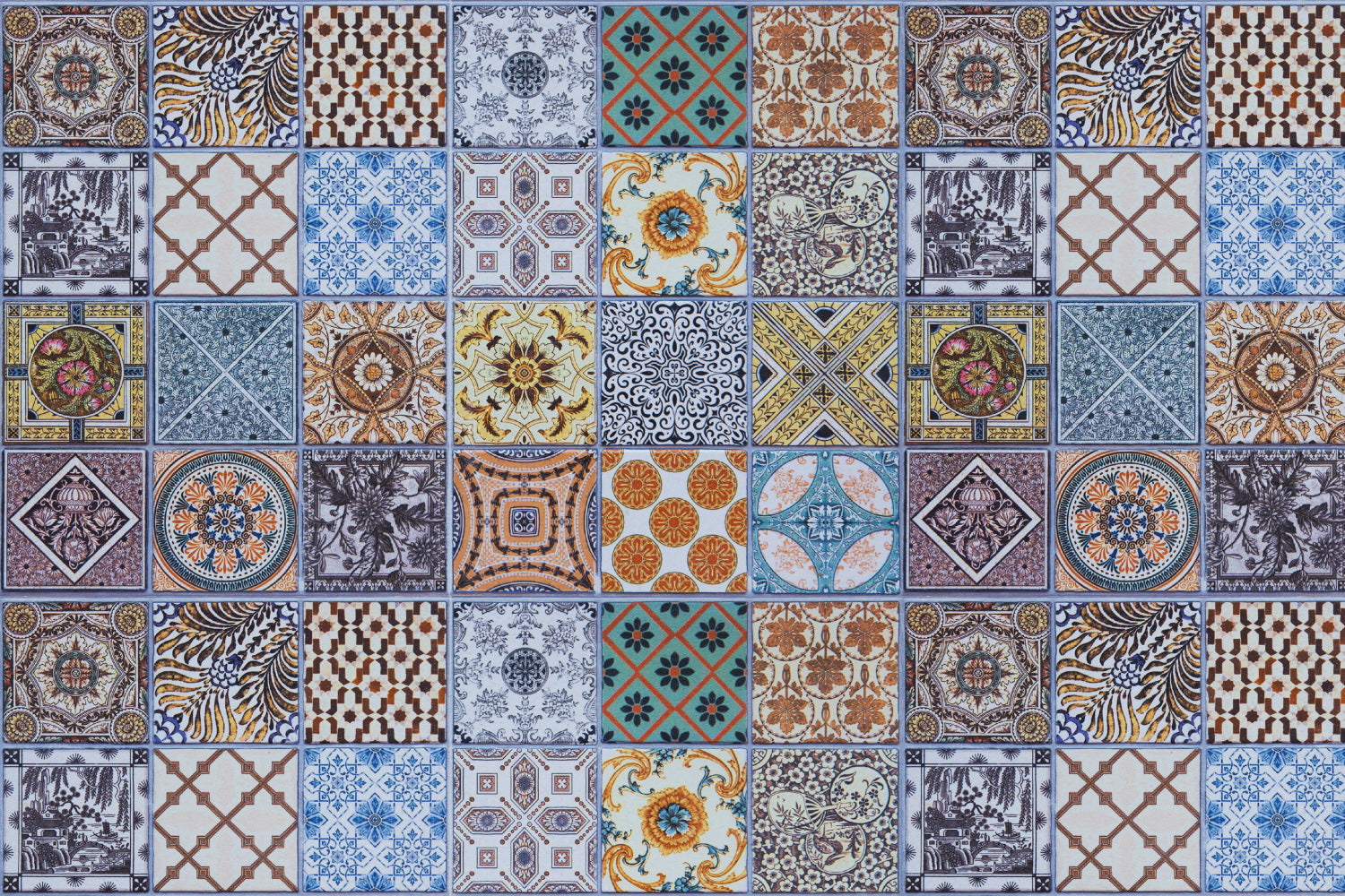 Küchenrückwand Patchwork