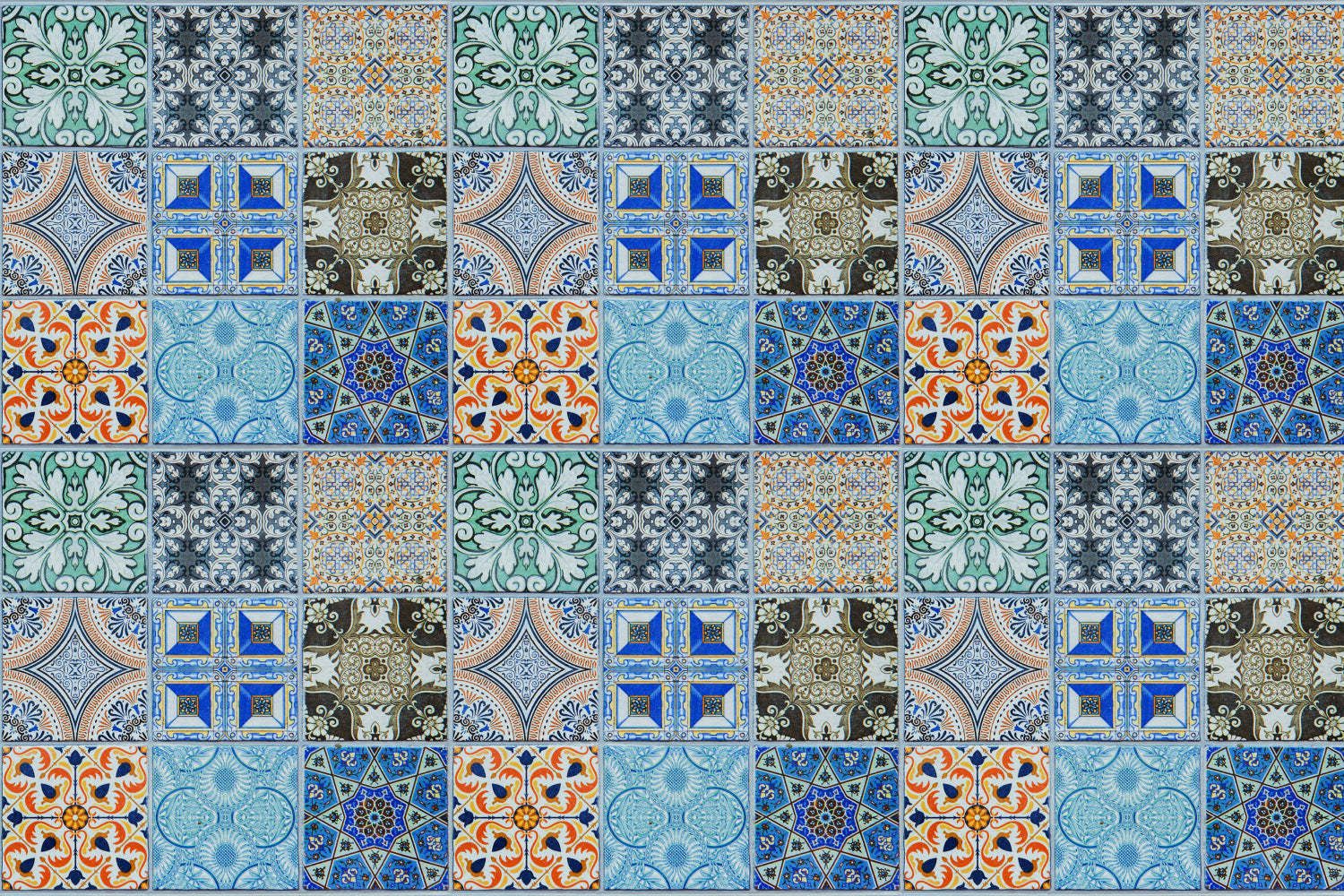 Küchenrückwand Patchwork