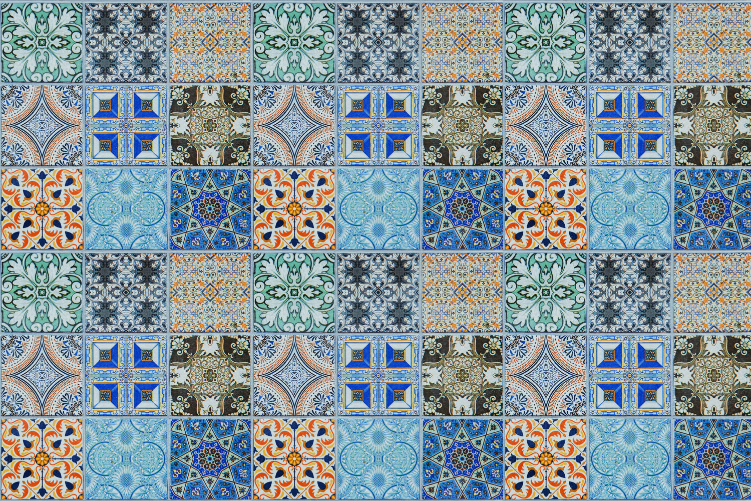 Küchenrückwand Patchwork