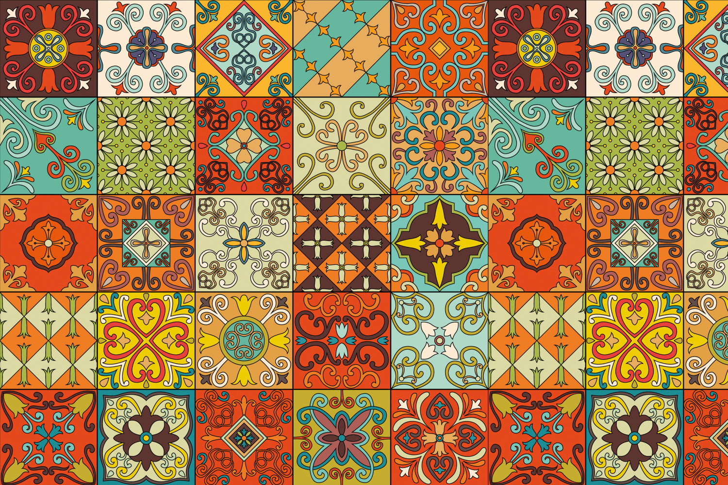 Küchenrückwand Patchwork